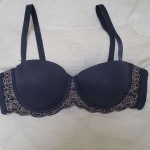 Maidenform Navy Blue balconette bra 40B